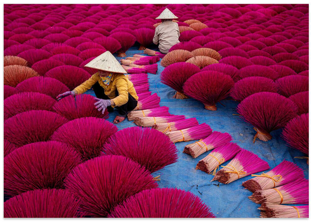 Drying incense