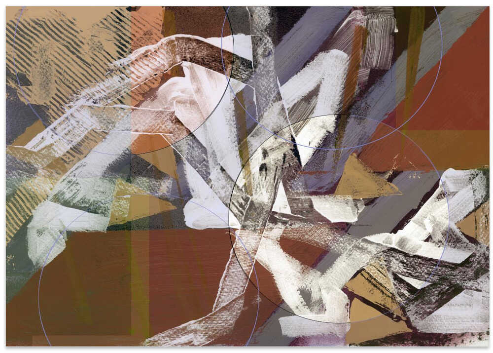 Abstract Circles and Textures 3