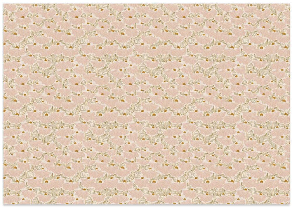 calming essentialsNatural flow meadow blush pattern