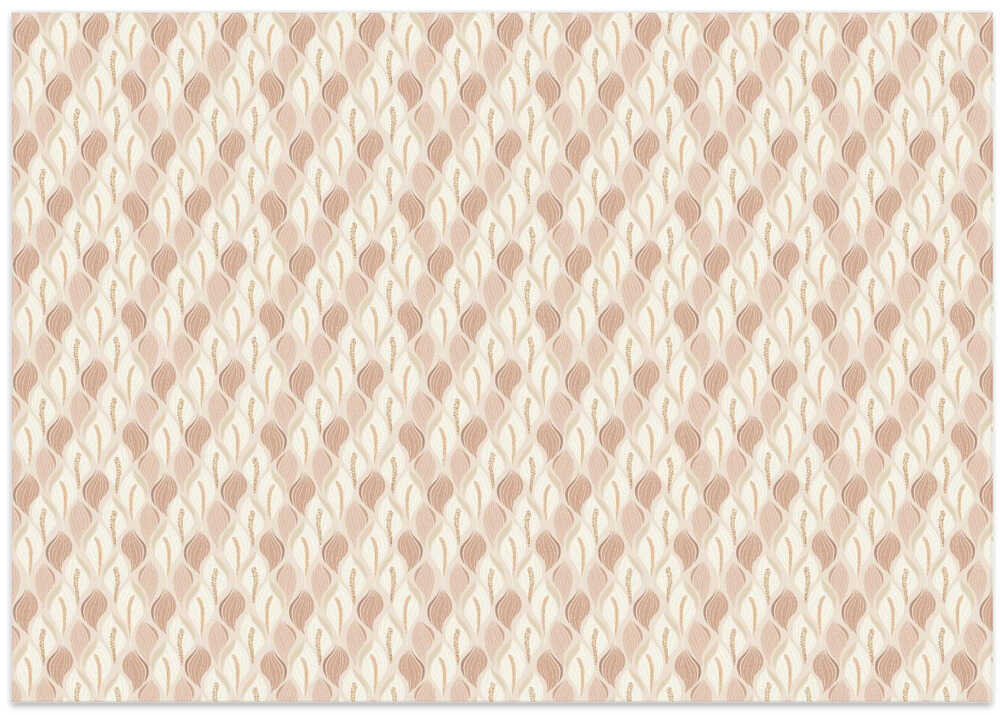 Minimalistic flow Peace lily soft peach