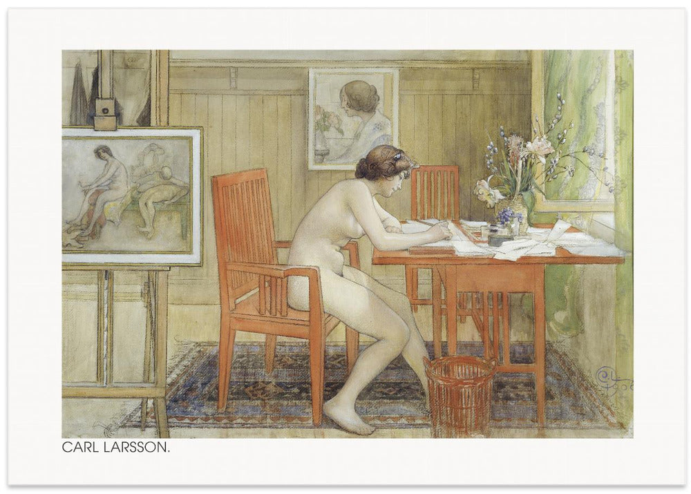 The Model Writing a Postcard 1906