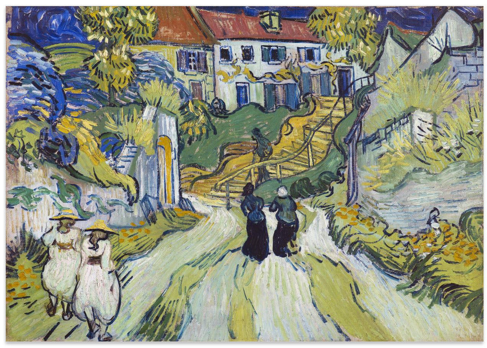 Stairway At Auvers (1890)