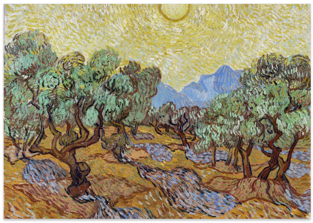 Vincent Van Gogh's Olive Trees (1889)
