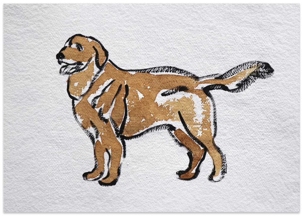 Regal Canine Silhouette