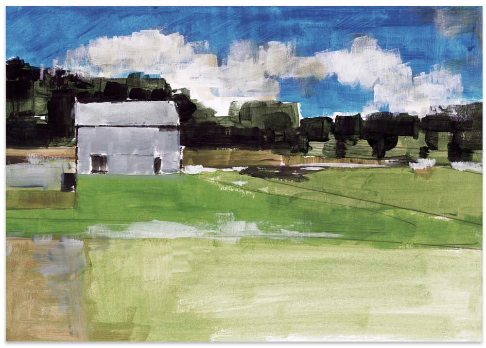 Barren Farm Barn Print No 2
