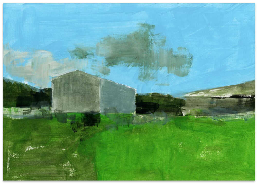 Barren Farm Barn Print No 1