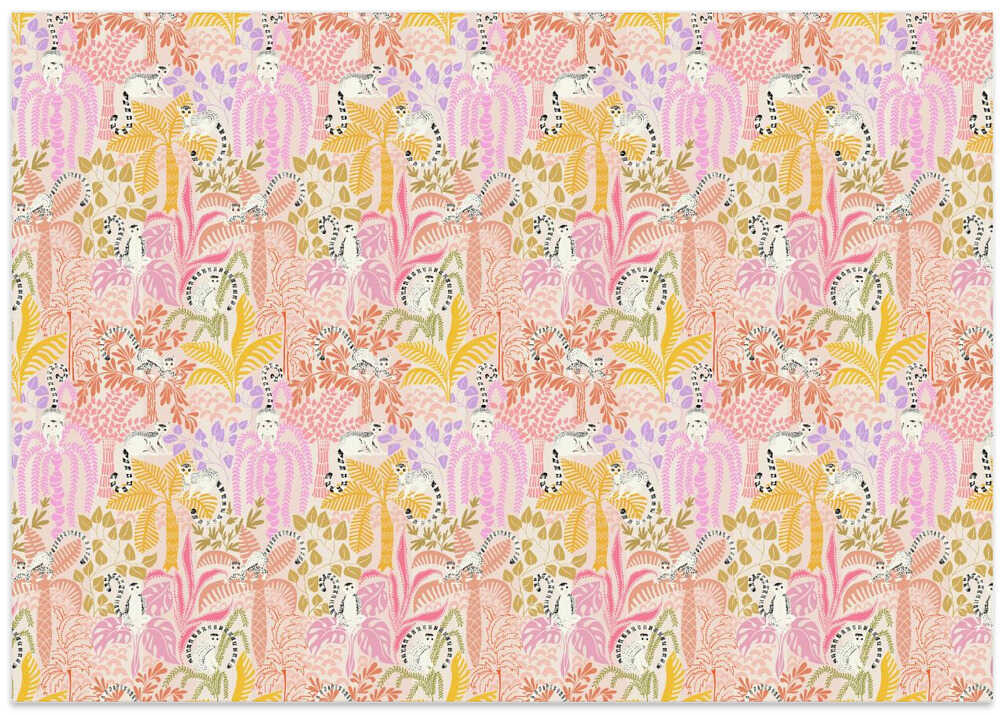 Jungle adventure sunny day pattern