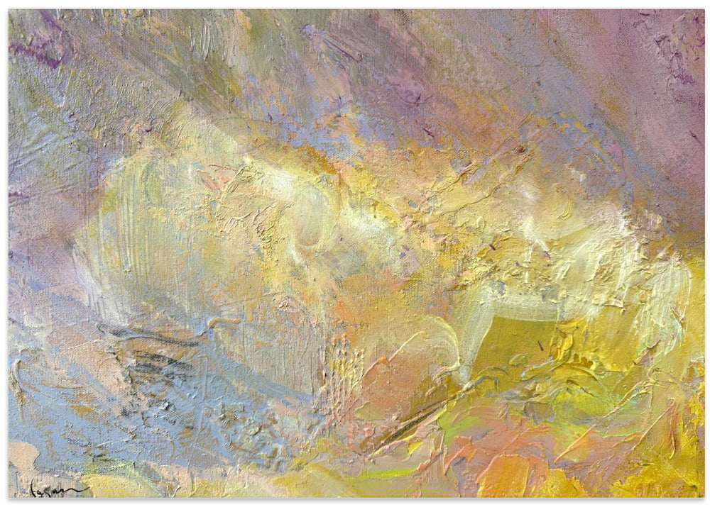 Soaring Golden Abstract