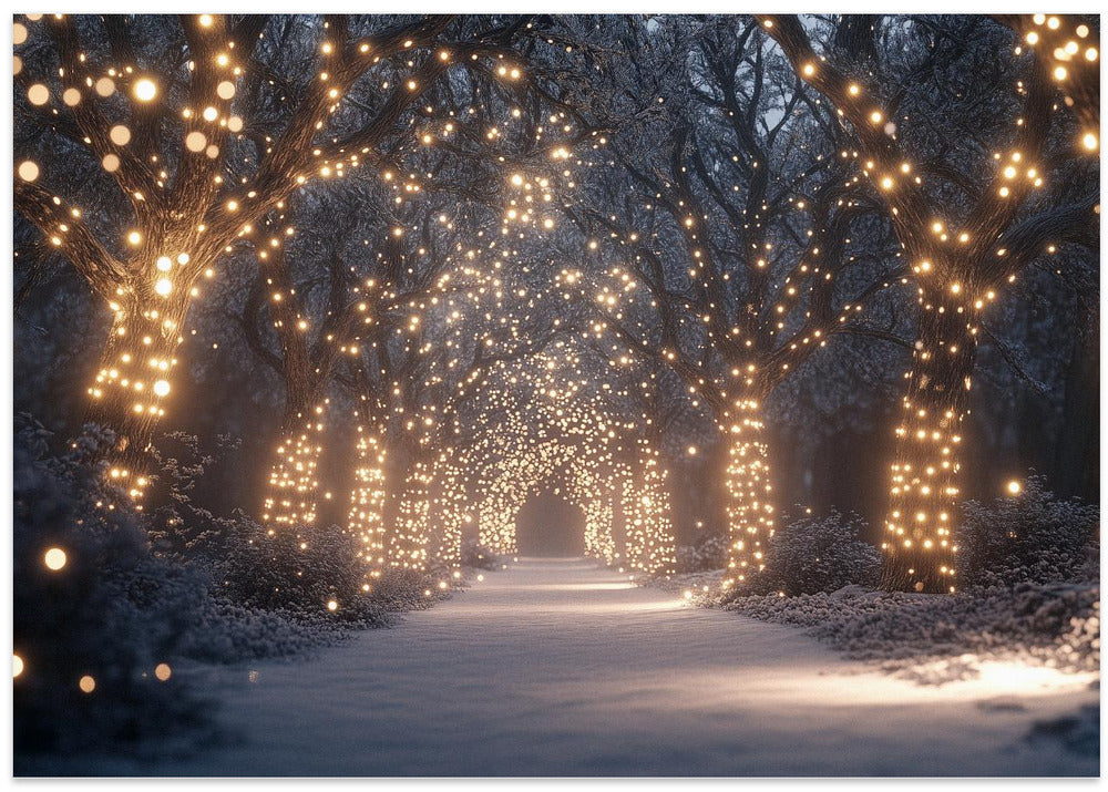 Christmas Path Snowy