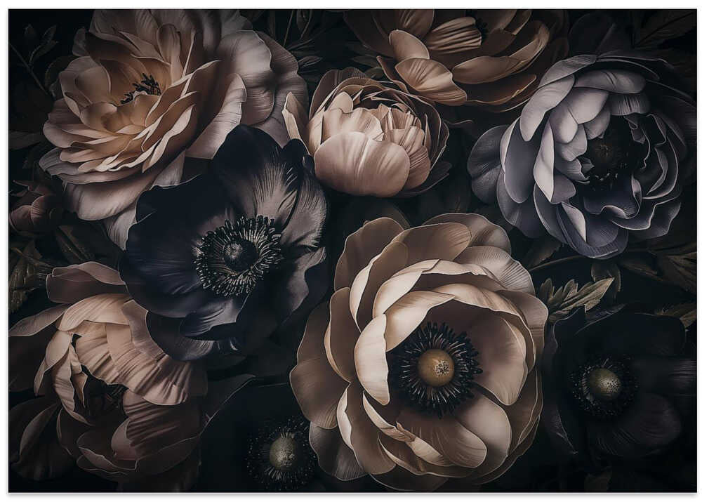 Midnight Garden Floral Dreams