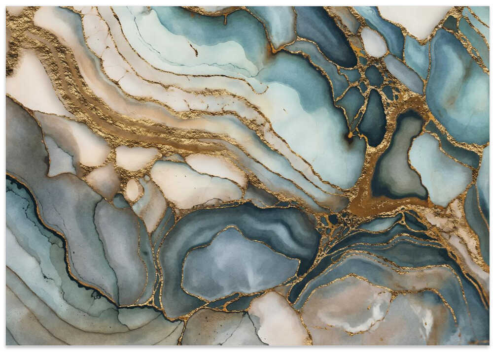 Turquoise Marble De Luxe