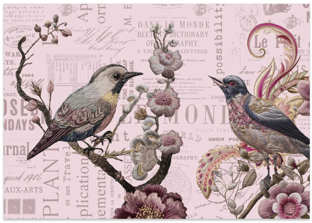 Embroidery Birds