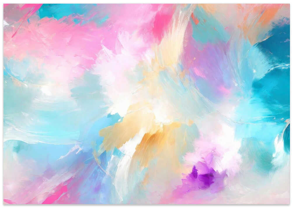 Swirling Mix of Pastel Colors