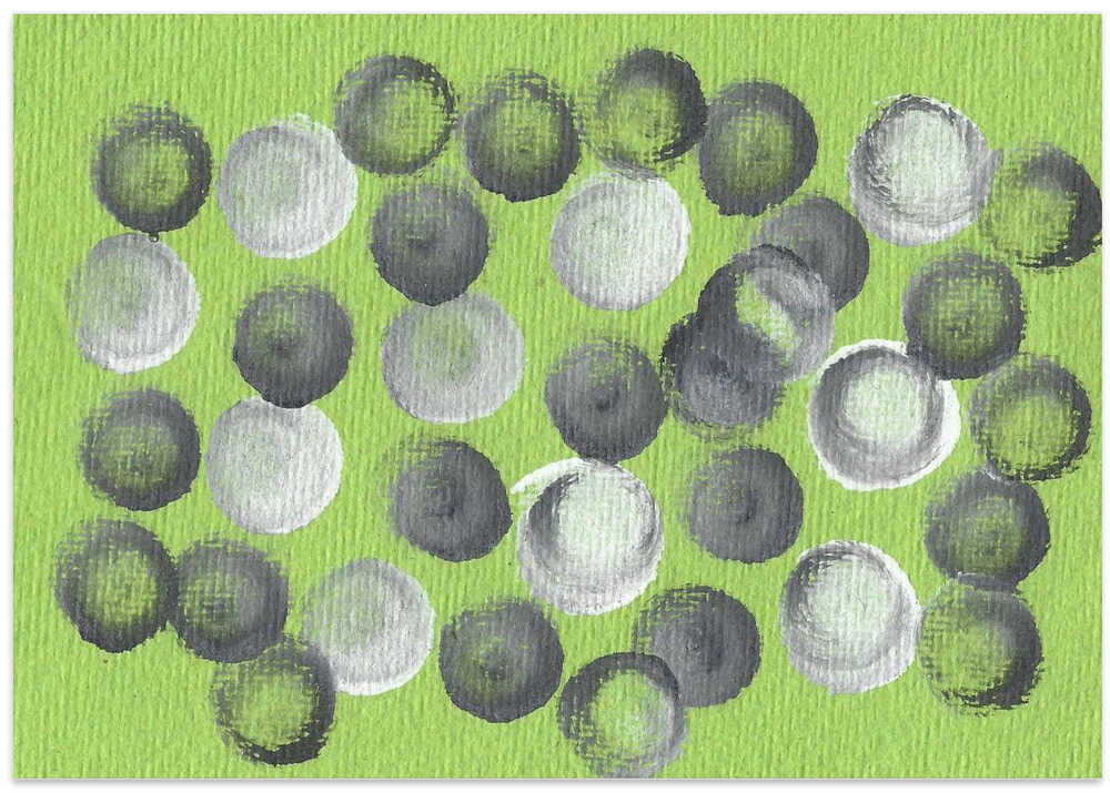 Green Whirl Dots
