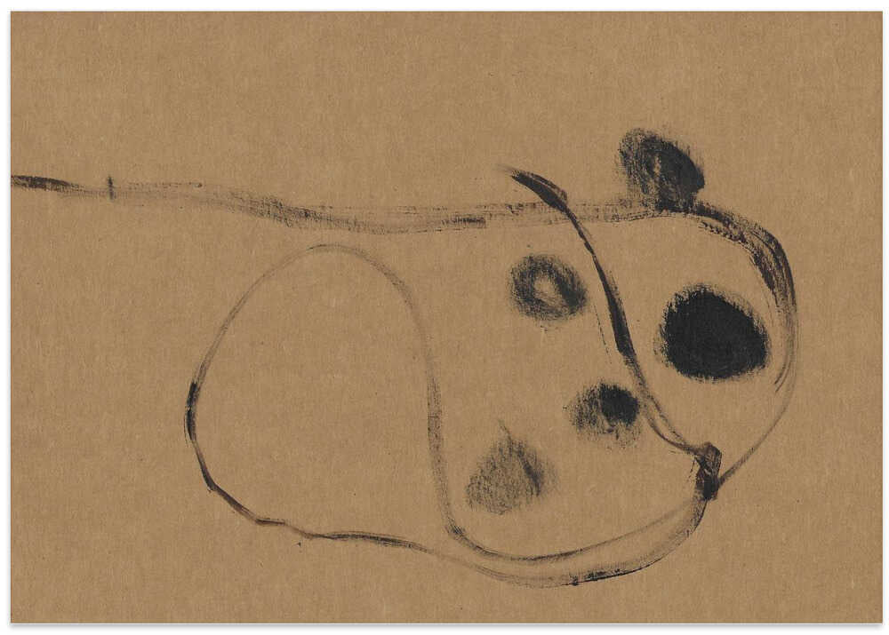 Abstract Panda Sketch