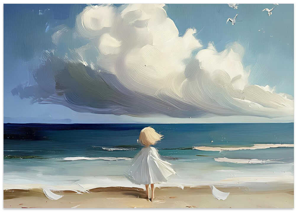 Little Girl On the Beach