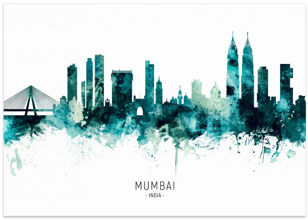 Mumbai Skyline India Bombay