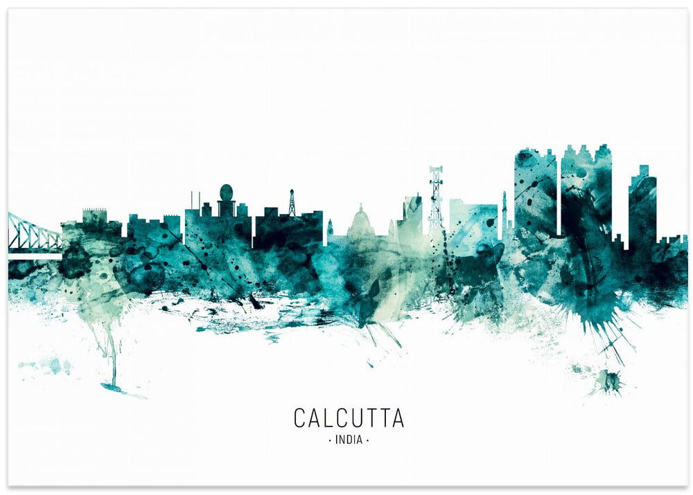 Kolkata (Calcutta) India Skyline
