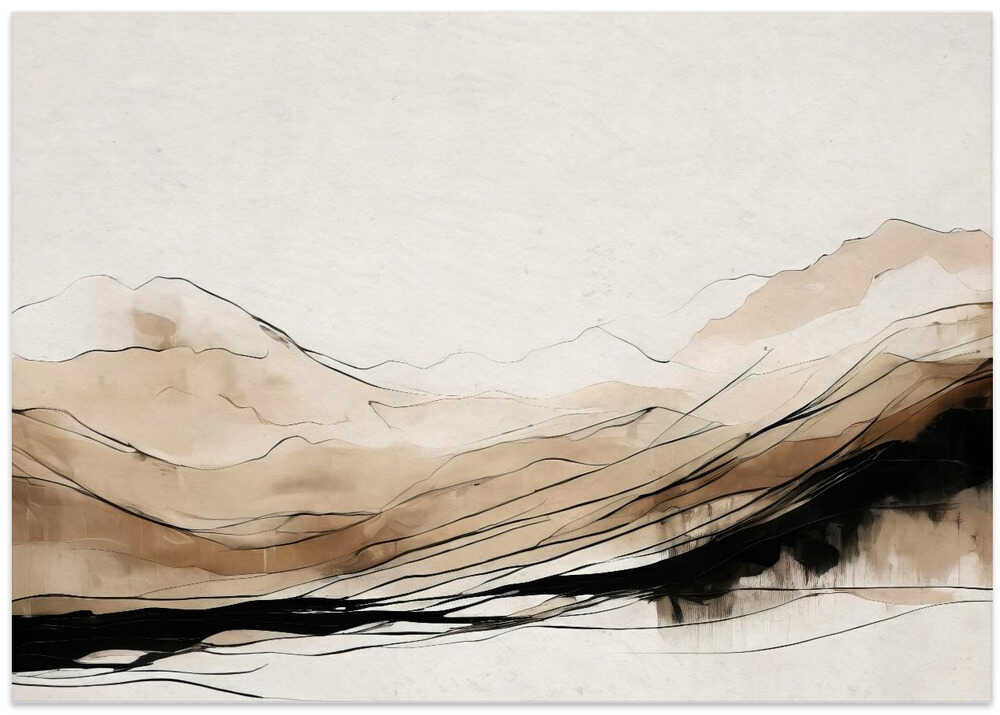 Abstract Hillside Horizon