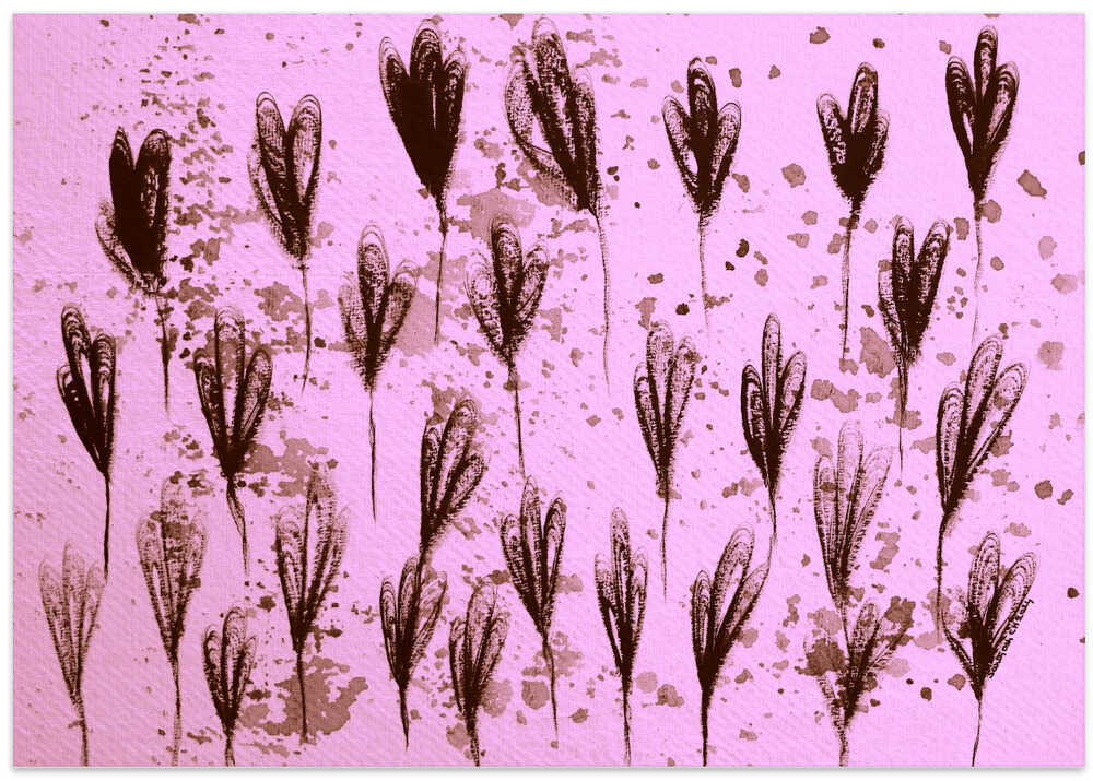 Blossoms in Ink