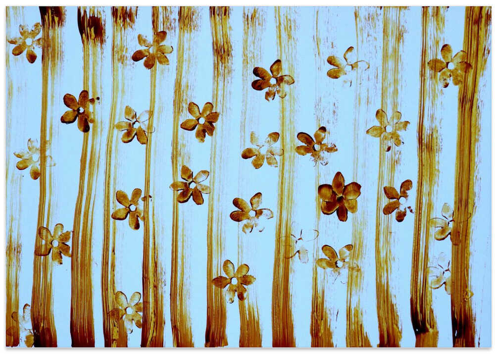 Golden Petals Dance