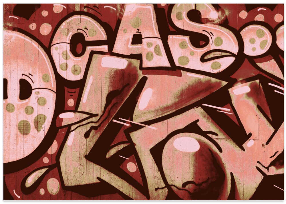 Retro Graffiti Burst