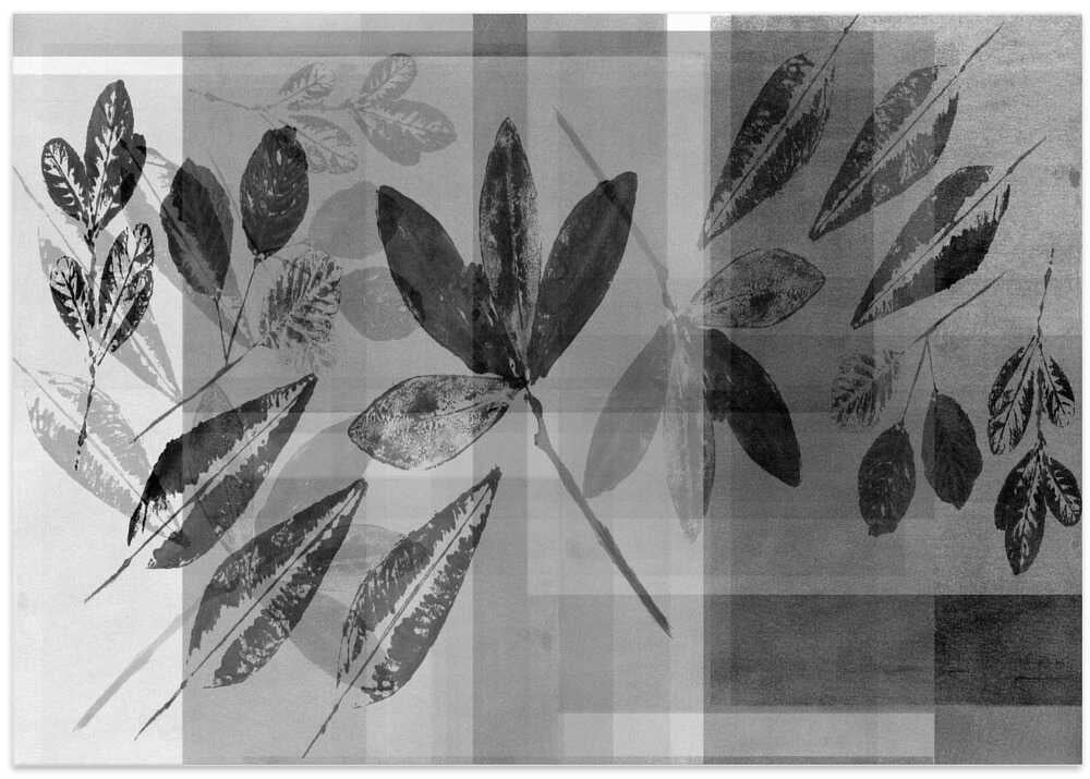 Abstract Botanicals in Neutral Tones