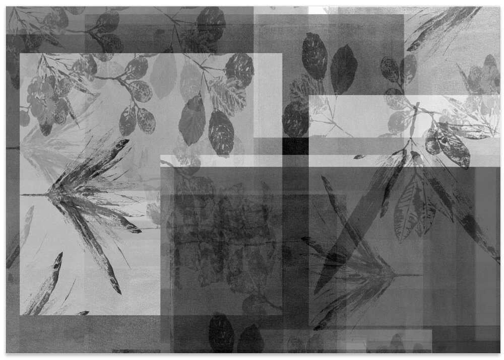 Abstract Botanicals in Neutral Tones