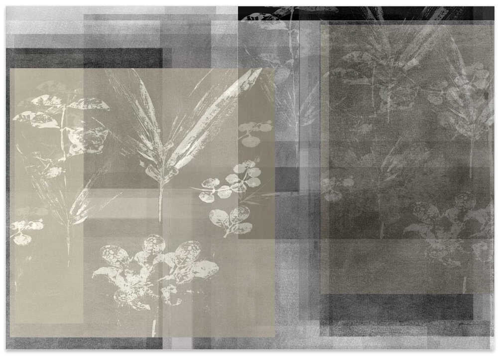 Abstract Botanicals in Neutral Tones