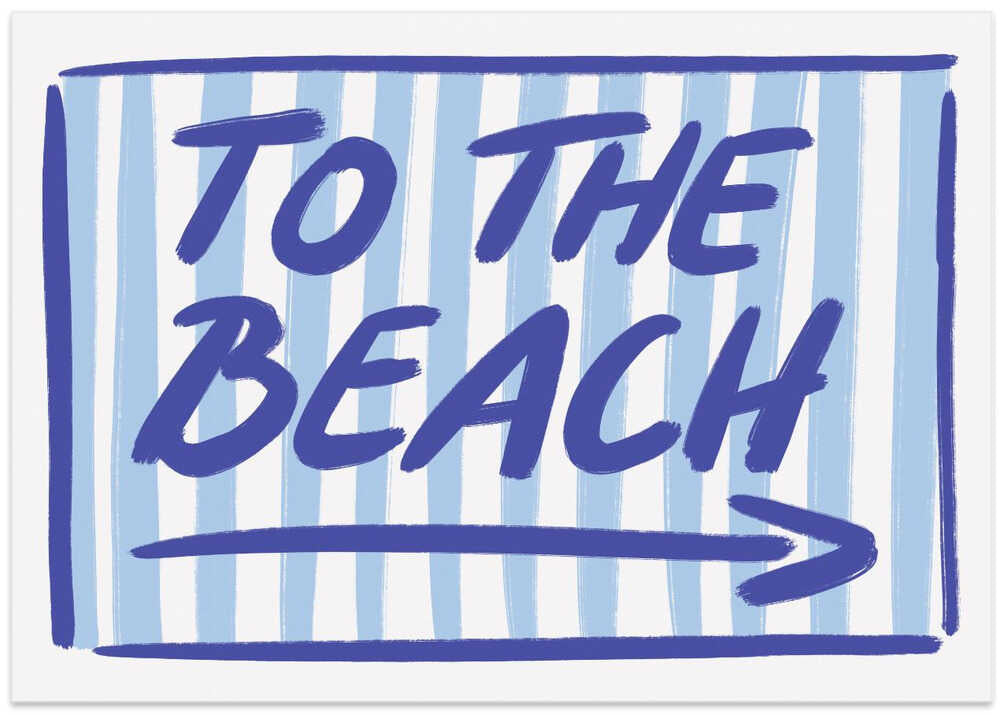 Beach Bound Signage