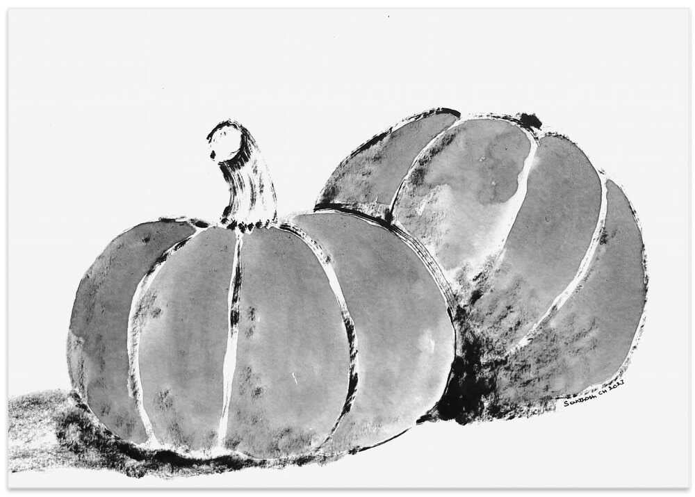 Charcoal Pumpkins