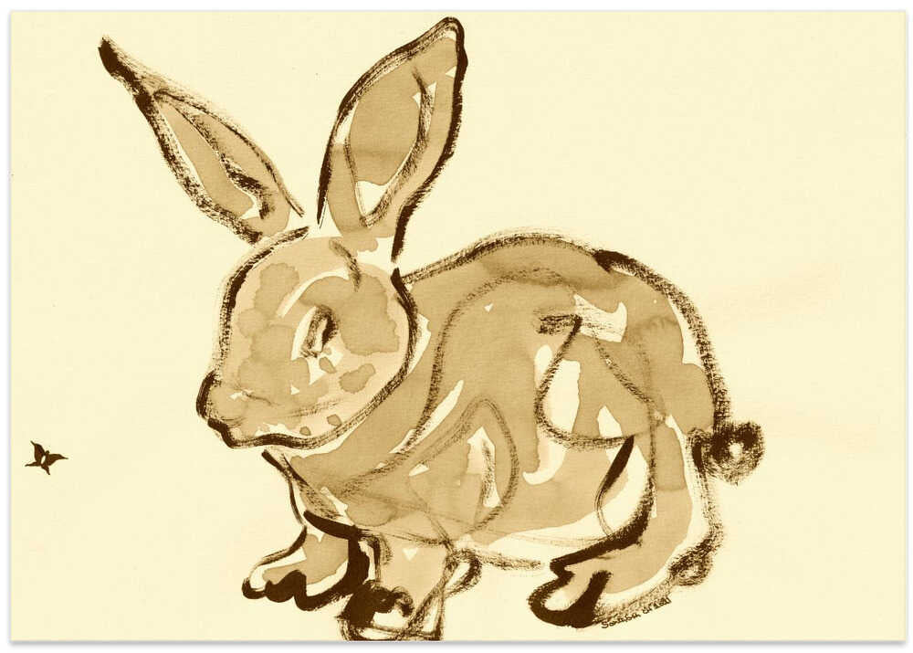 Brushstroke Bunny