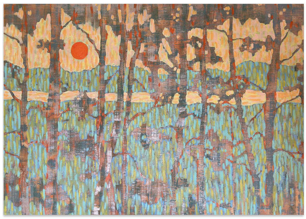 Through the Pine Branches