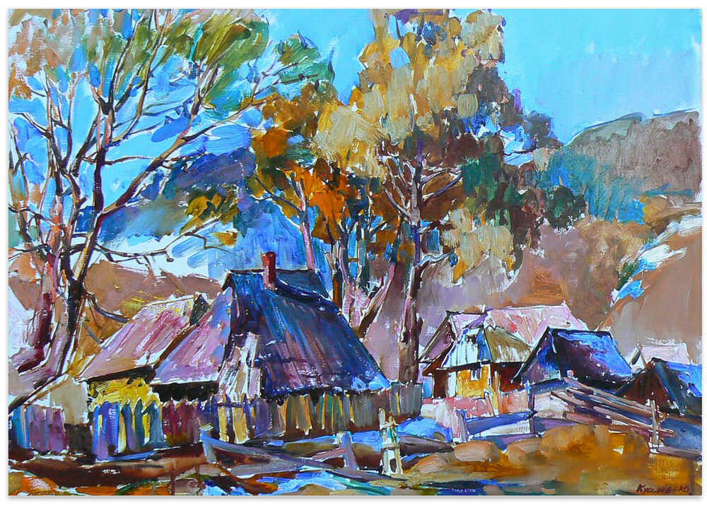 Rural Mountains Landscape