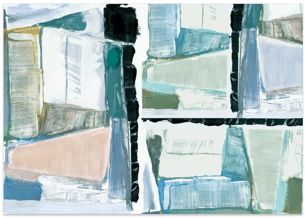 Constructed Abstraction Blue