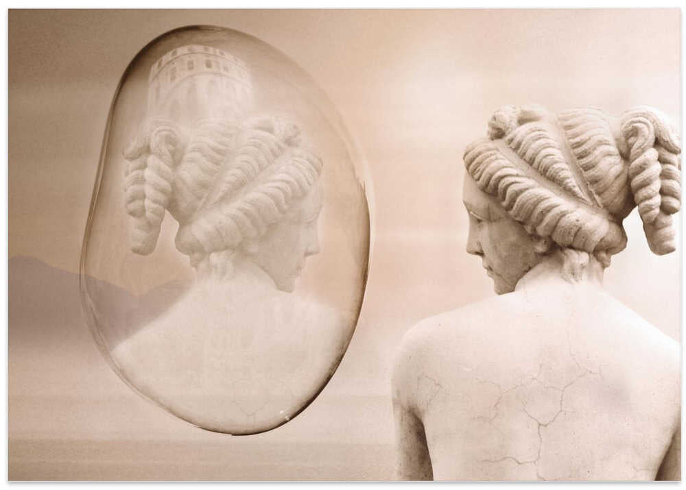 A Classical Sculpture of a Woman