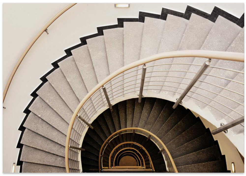 Spiral Staircase Viewed From Above