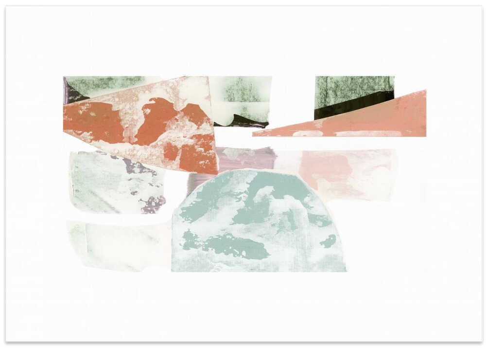 Abstract Collage With Geometric Shapes