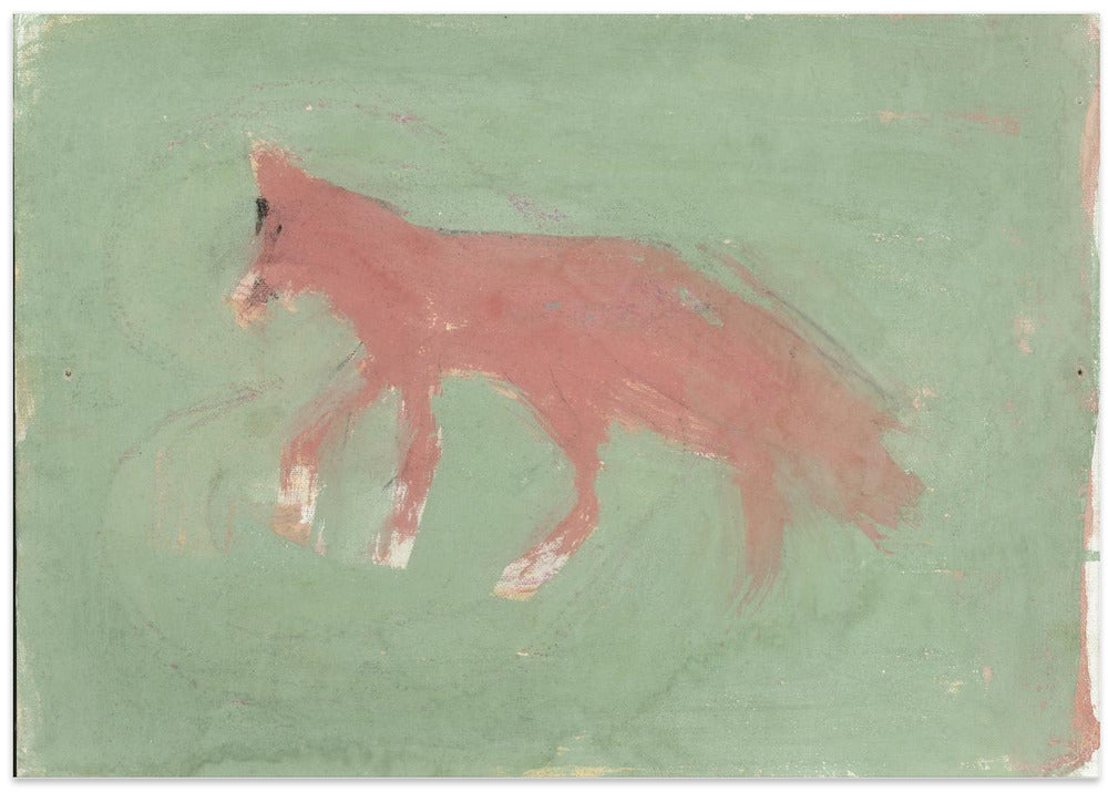 The Fox In Muted Tones