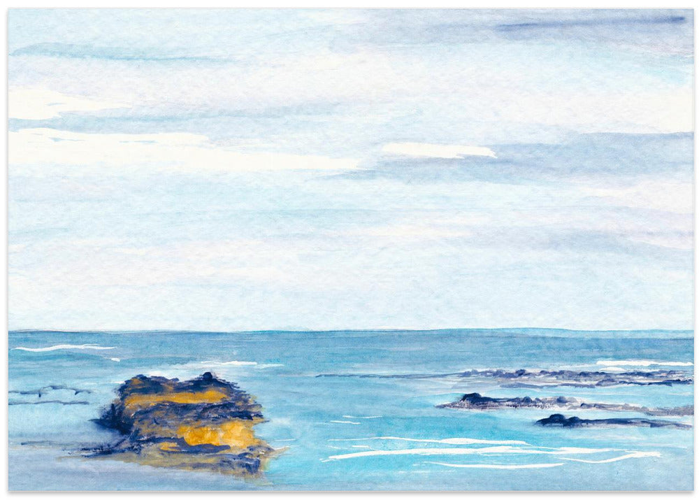 Tranquil Seascape with Rocky