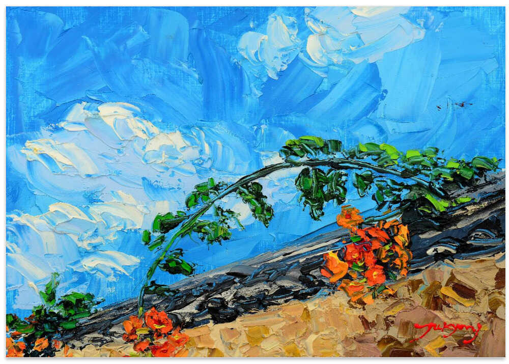 Jacaranda Oil On Canvas