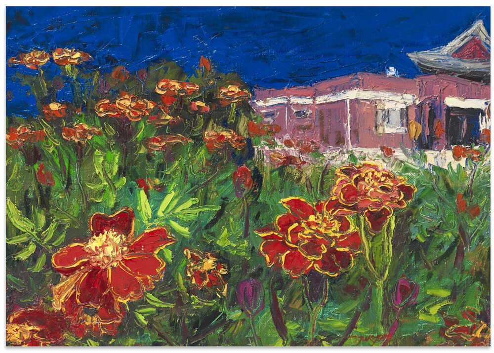 Marigold Oil On Canvas