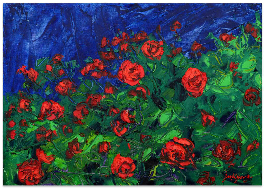 Red Roses Landscape
