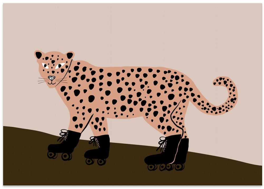 Leopard skating