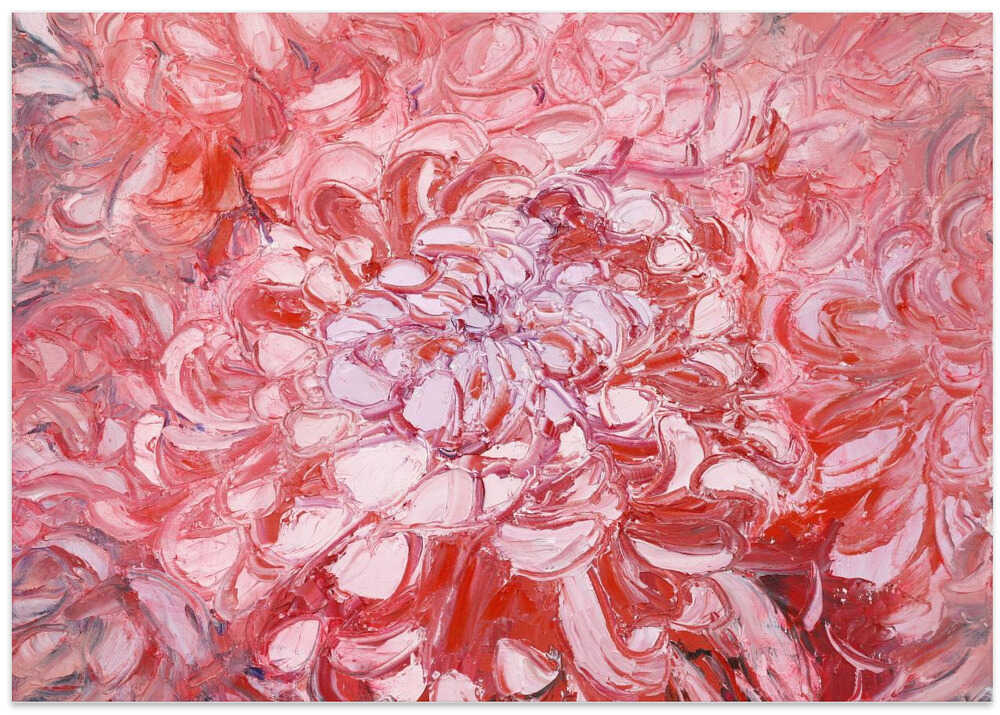 chrysanthemum oil on canvas