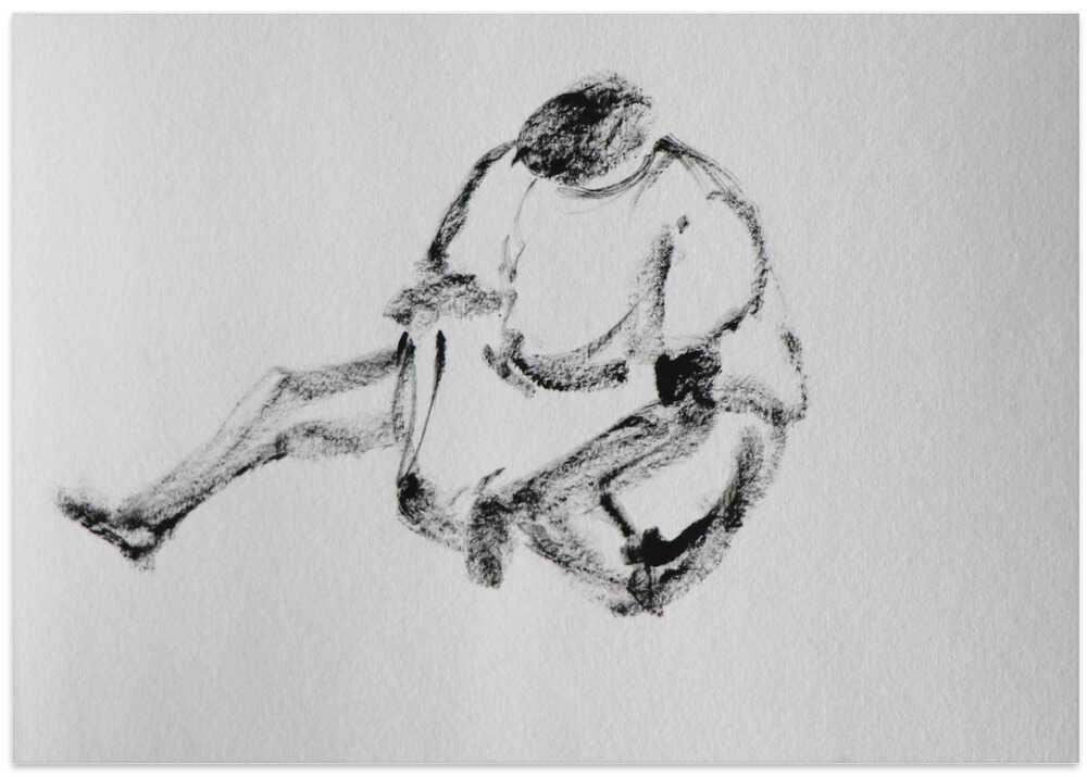 Solitude in Charcoal