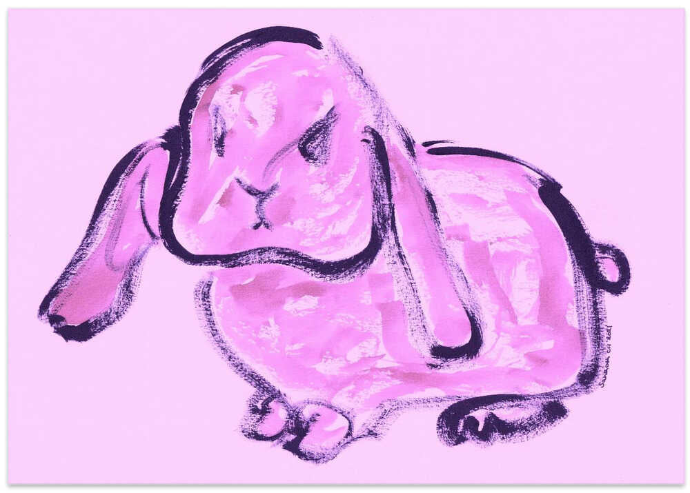 Pink Bunny Whimsy