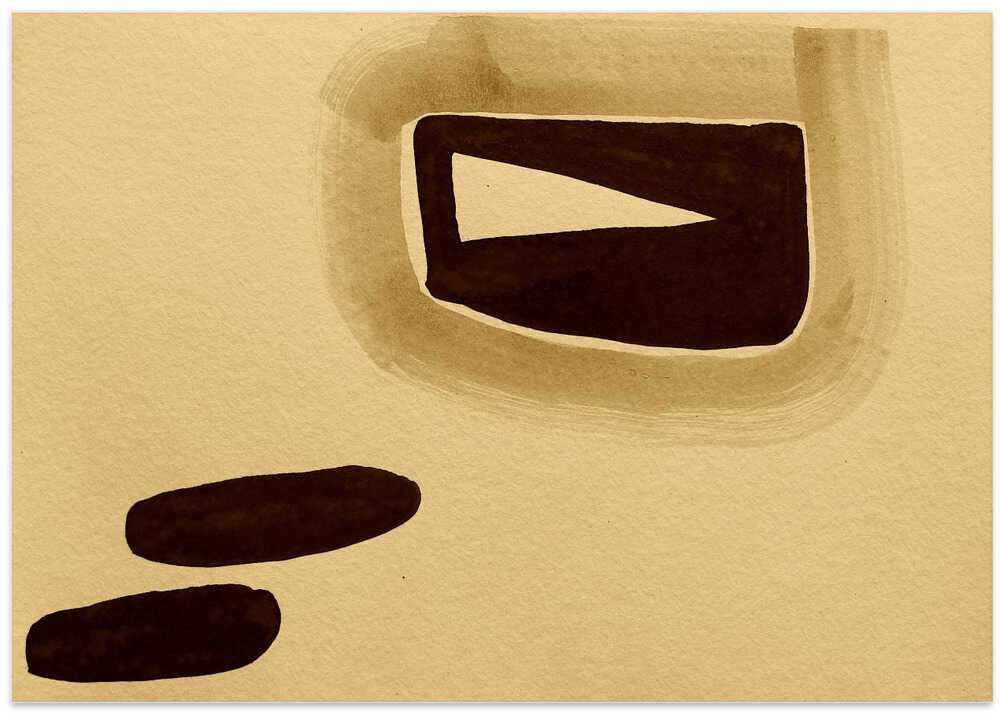 Sepia Abstract Forms