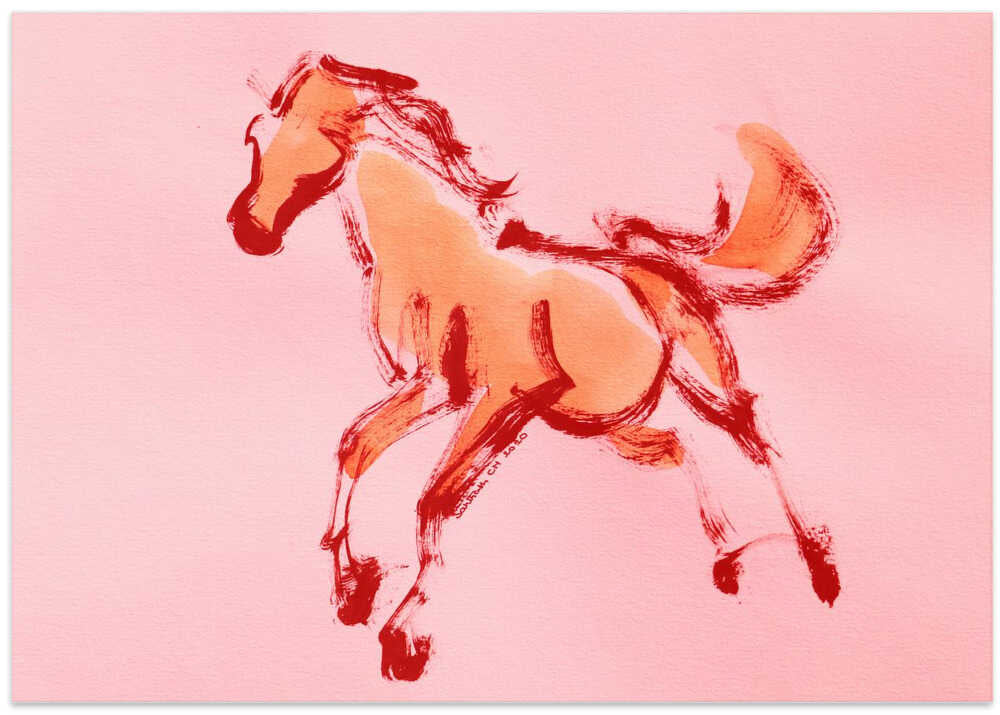 Vibrant Equine Motion