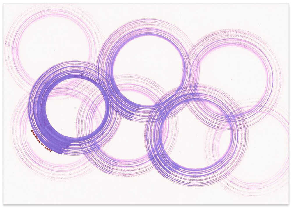 Purple Circles Harmony